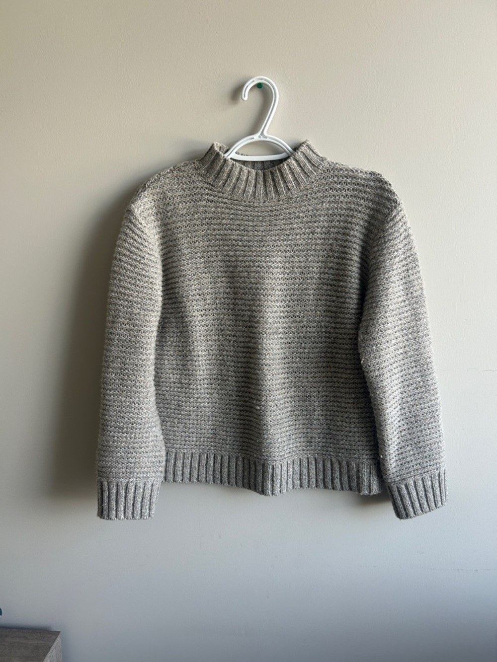 Roots Classic Crewneck Chunky Knit Sweater Small Lambs Wool
